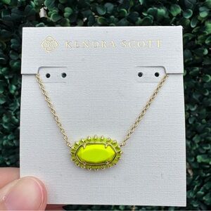 Kendra Scott Chartreuse Colorburst Elisa
